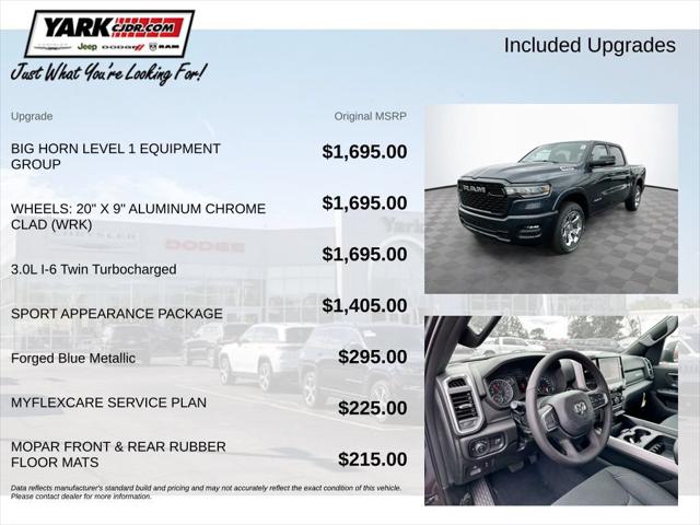 2026 RAM 1500 RAM 1500 BIG HORN CREW CAB 4X4 57 BOX