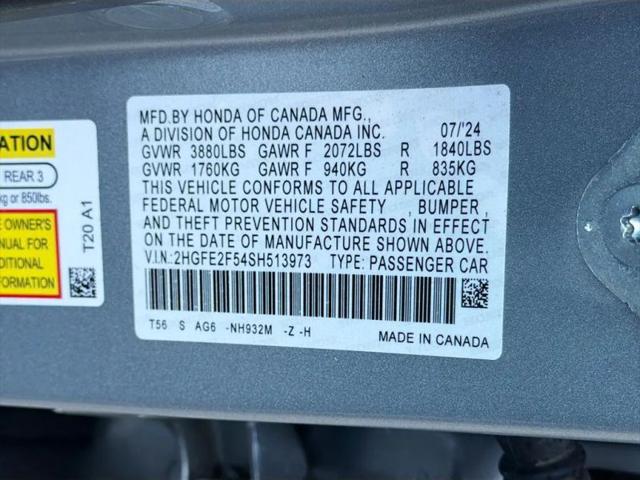 2025 Honda Civic Sport