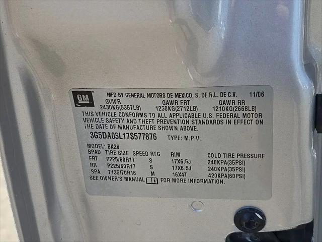2007 Buick Rendezvous CX