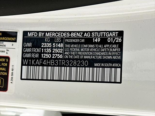 2026 Mercedes-Benz C-CLASS C 300 4MATIC