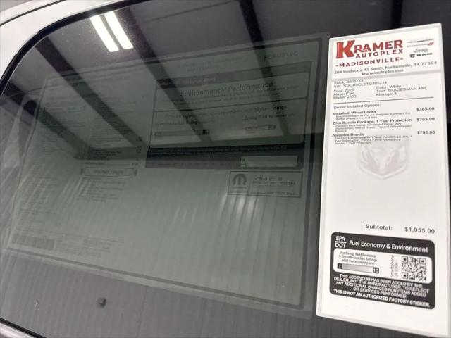2026 Ram 2500 Tradesman Crew Cab 4x4 6'4" Box