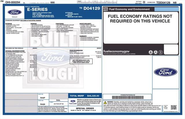 2026 Ford E-350 Cutaway E-Series Cutaway