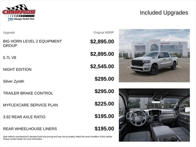 2026 Ram 1500 Big Horn Crew Cab 4x4 5'7" Box