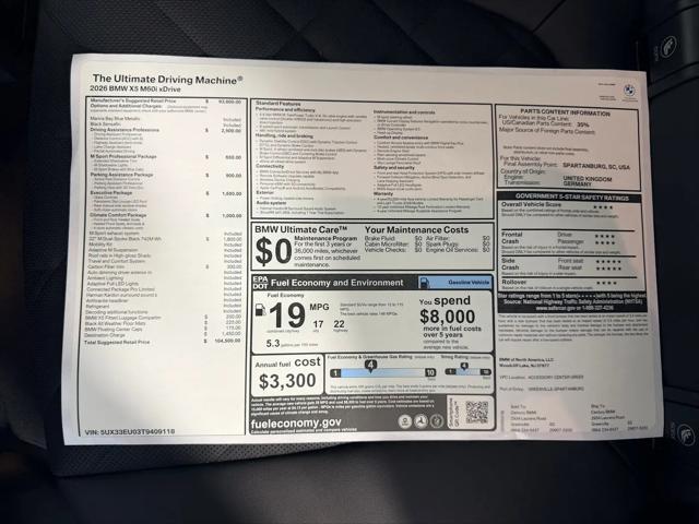 2026 BMW X5 M60i