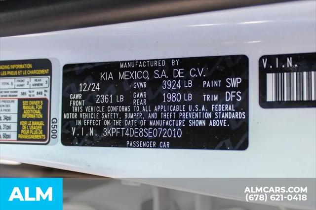 2025 Kia K4 LXS