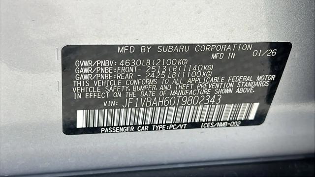 2026 Subaru WRX Premium