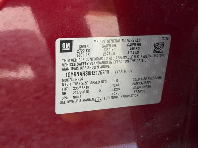 2017 Cadillac XT5 Standard