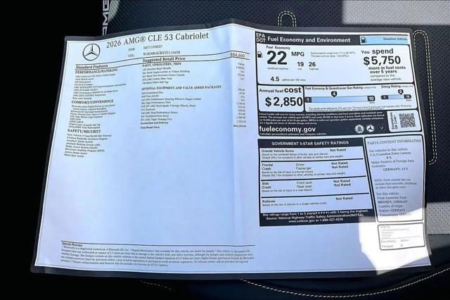 2026 Mercedes-Benz CL AMG CLE 53