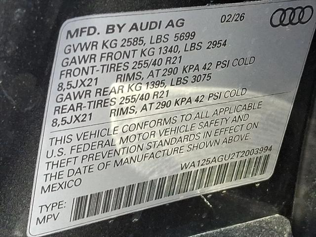 2026 Audi SQ5 Premium Plus TFSI quattro S tronic