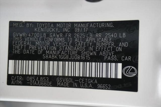 2018 Lexus ES 350 ES 350