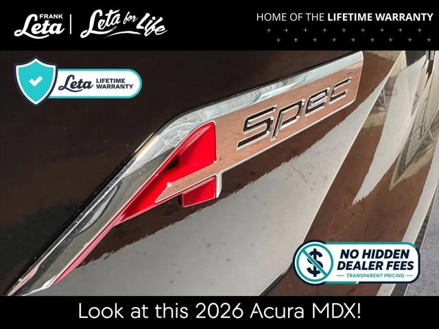 2026 Acura MDX A-SPEC Advance Package