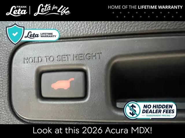 2026 Acura MDX A-SPEC Advance Package