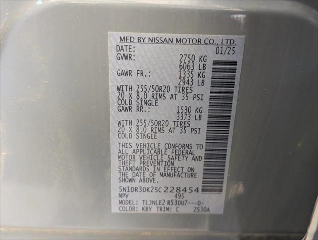 2025 Nissan Pathfinder Platinum 4WD