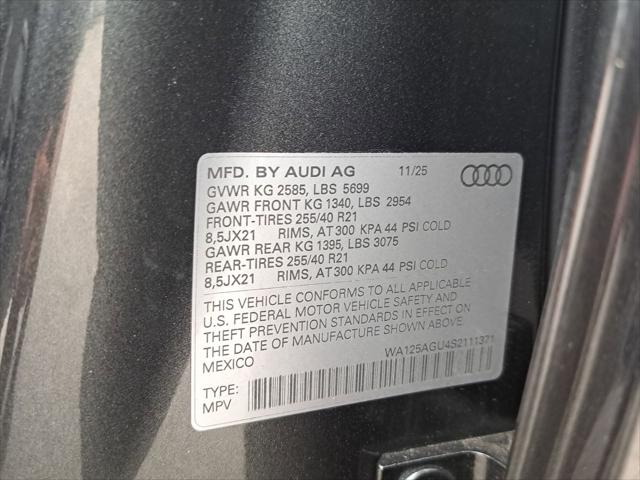 2025 Audi SQ5 Premium Plus TFSI quattro S tronic