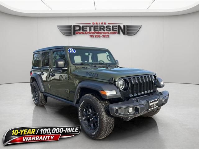 2023 Jeep Wrangler 4-Door Willys 4x4 for sale in Waupaca, WI