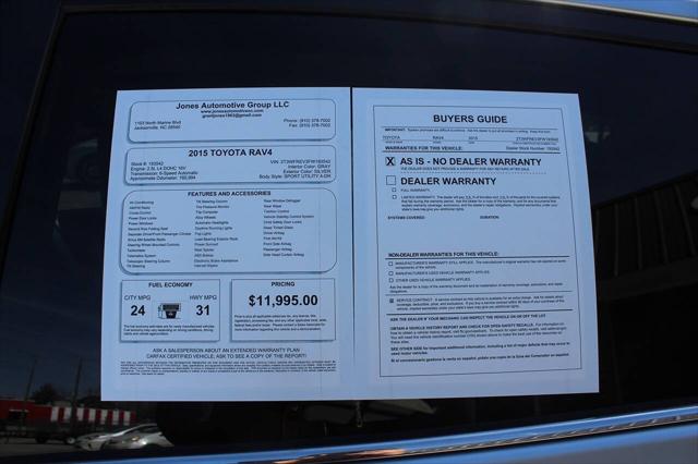 2015 Toyota RAV4 XLE