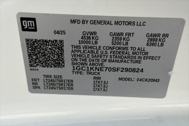 2025 Chevrolet Silverado 2500HD 4WD Crew Cab Long Bed LT