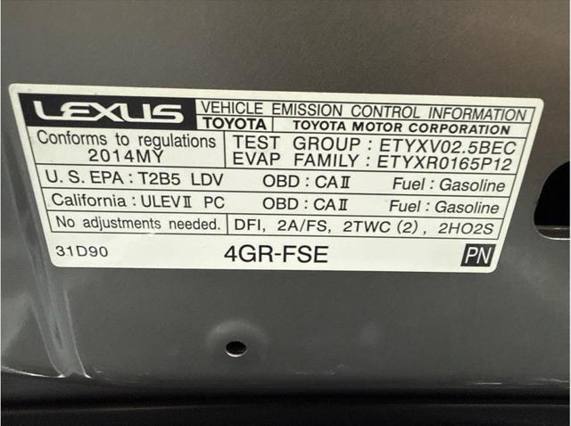 2014 Lexus IS 250 IS 250 Sedan 4D