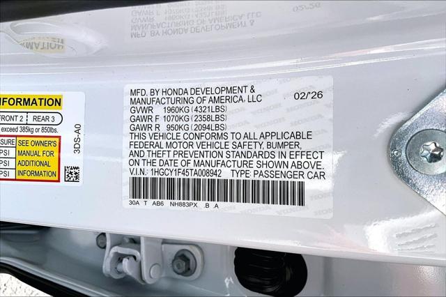 2026 Honda Accord Sedan SE