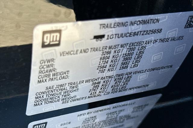 2026 GMC Sierra 1500 Crew Cab, Short Bed, Elevation, 4WD