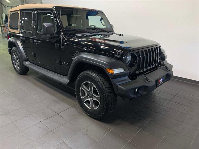 2020 Jeep Wrangler Unlimited Black and Tan 4x4