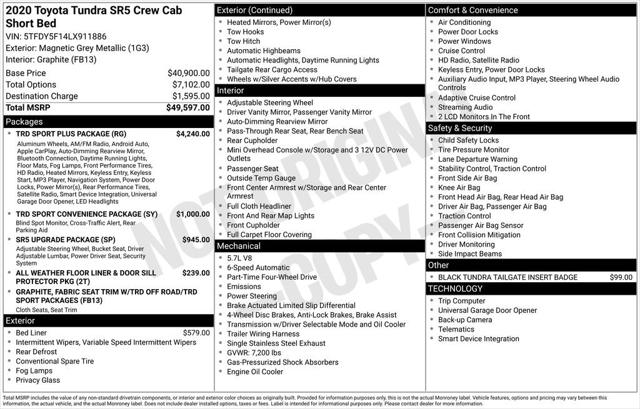 2020 Toyota Tundra SR5 2020 Toyota Tundra SR5