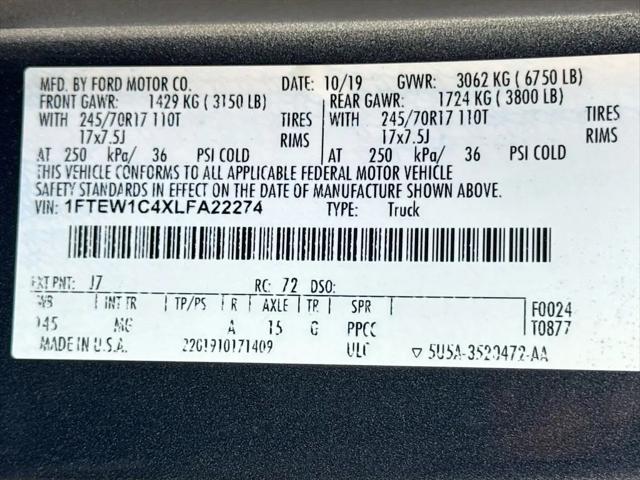 2020 Ford F-150 XLT