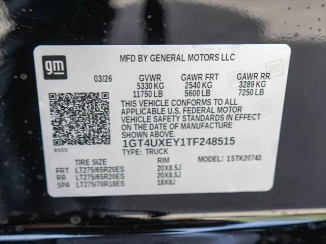 2026 GMC Sierra 2500HD Crew Cab, Standard Bed, Denali Ultimate, 4WD