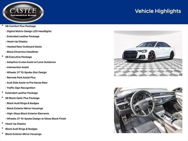 2023 Audi S8 TFSI quattro Tiptronic