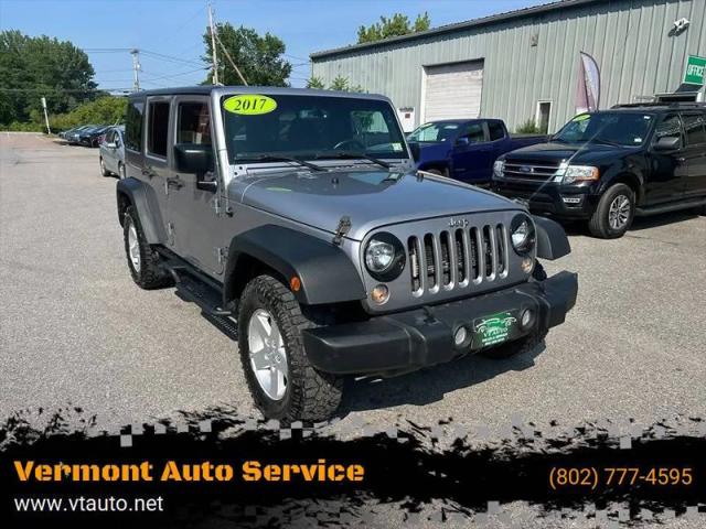 2017 Jeep Wrangler Unlimited Sport 4x4 for sale in South Burlington, VT