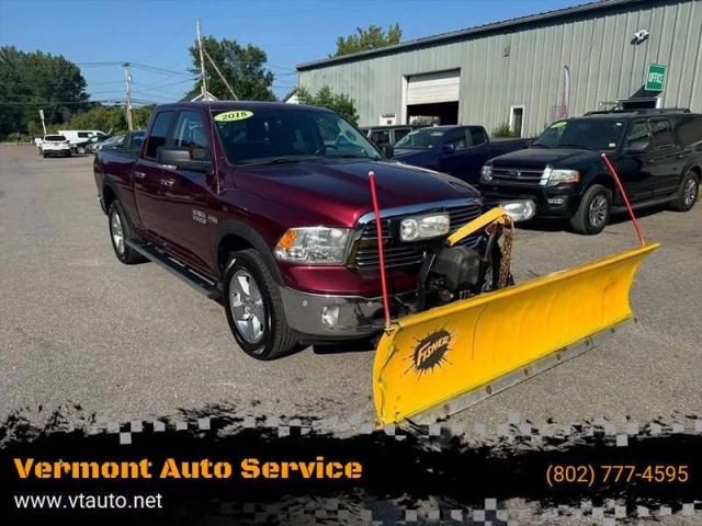 2018 Ram 1500 Big Horn Quad Cab 4x4 6'4" Box for sale in South Burlington, VT