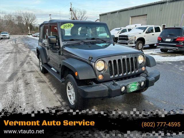 2016 Jeep Wrangler Unlimited Sport for sale in South Burlington, VT