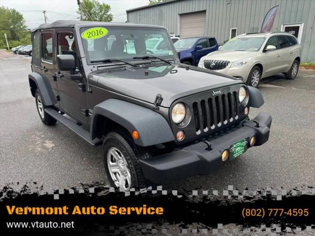 2016 Jeep Wrangler Unlimited Sport for sale in South Burlington, VT