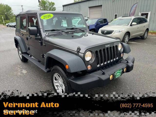2016 Jeep Wrangler Unlimited Sport for sale in South Burlington, VT