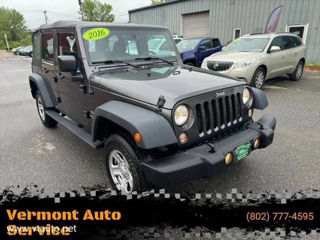 2016 Jeep Wrangler Unlimited Sport for sale in South Burlington, VT