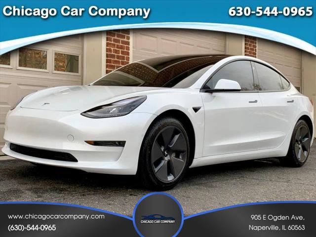 2021 Tesla Model 3 Standard Range Plus Rear-Wheel Drive for sale in Naperville, IL