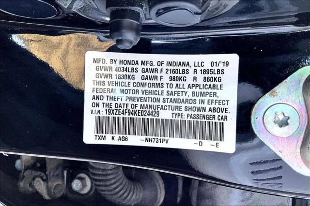 2019 Honda Insight Touring