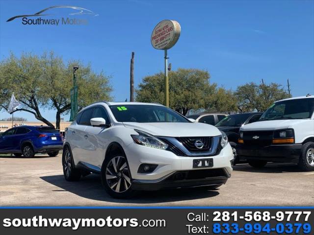 2015 Nissan Murano Platinum for sale in Houston, TX