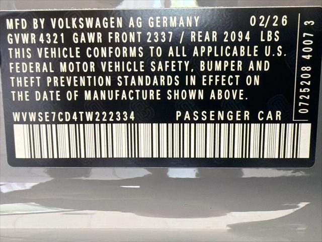 2026 Volkswagen Golf GTI SE