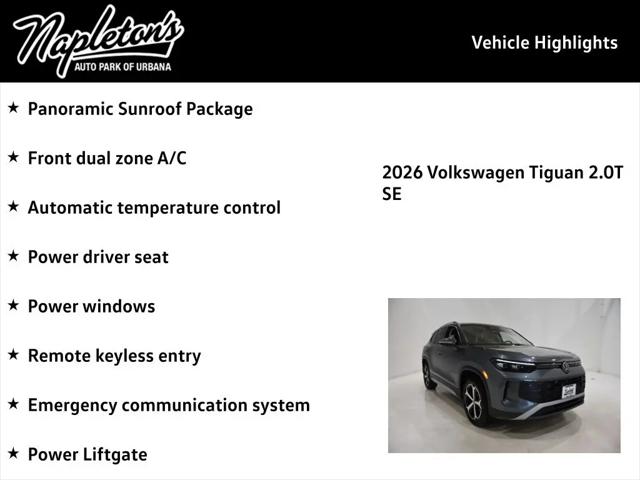 2026 Volkswagen Tiguan SE