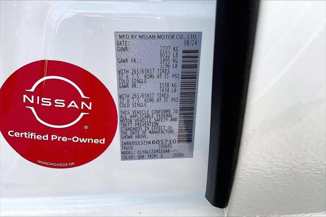 2025 Nissan Frontier Crew Cab SV 4x2