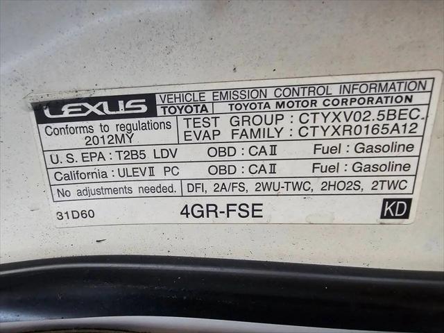 2012 Lexus IS 250C IS 250C