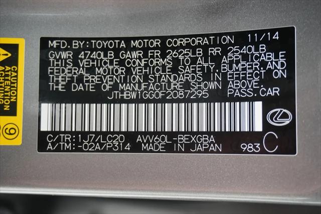 2015 Lexus ES 300h ES 300h
