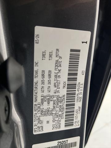 2026 Toyota Tundra Platinum Hybrid CrewMax 5.5' Bed