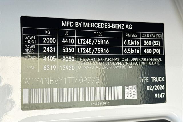 2026 Mercedes-Benz Sprinter 2500 Standard Roof 4-Cyl Diesel HO