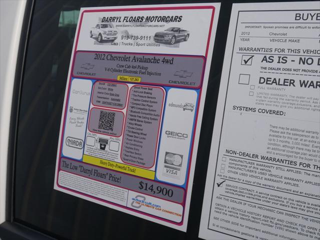 2012 Chevrolet Avalanche LTZ