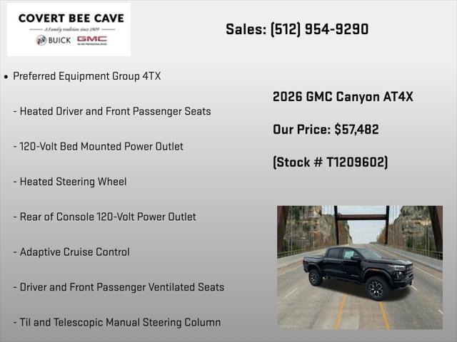 2026 GMC Canyon AT4X, 4WD