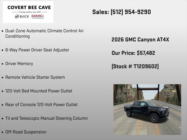 2026 GMC Canyon AT4X, 4WD