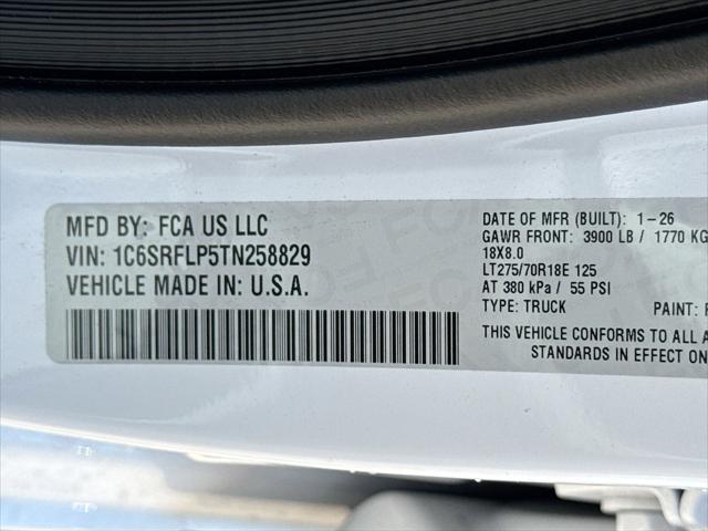 2026 Ram 1500 Rebel Crew Cab 4x4 5'7" Box