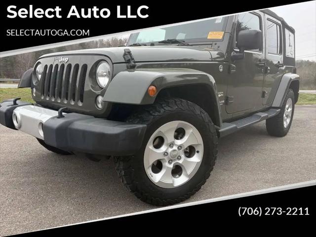 2015 Jeep Wrangler Unlimited Sahara for sale in Ellijay, GA